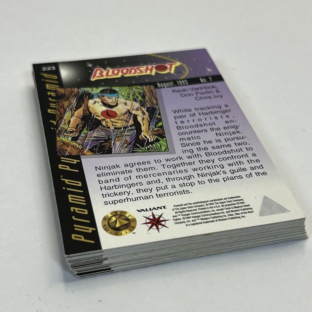 1994 Upper Deck Valiant Era 2 20 cards ranging from #223-245 Pyramid CV JD